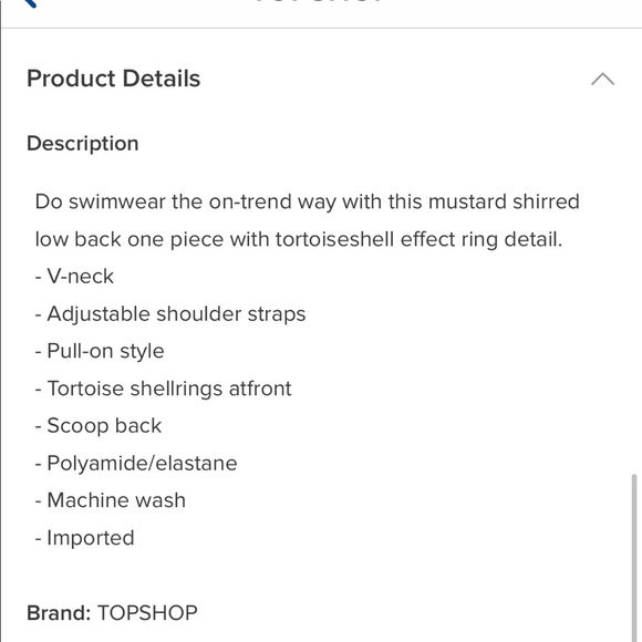 NWT Topshop Swimsuit - Picture 3 of 3